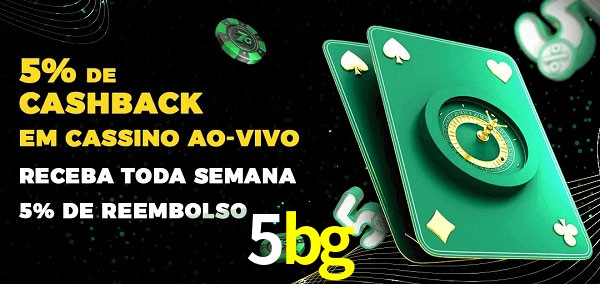 Promoções do cassino ao Vivo 5bg